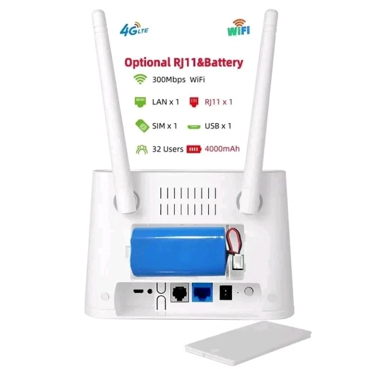 4g WiFi router battery or power  Internet Connection when no electricity . - Image 2 of 4