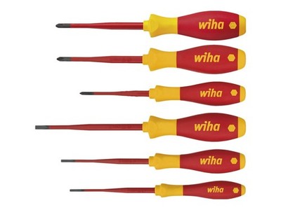 Wiha SoftFinish Schraubendreher Set elektrisch SlimFix 3201 K6 01