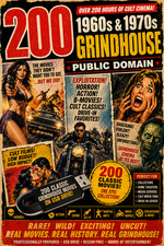 200 Public Domain 1960s 1970s Grindhouse Movies on USB