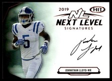 2019 SAGE HIT Next Level Signatures Johnathan Lloyd Auto Duke Blue Devils #NL-JL