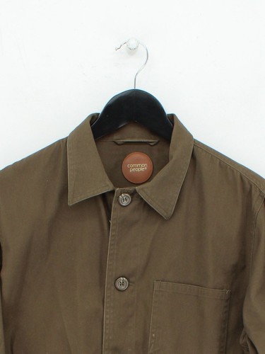 Common People Men's Jacket M Green 100% Cotton Bomber Jacket - Picture 3 of 6