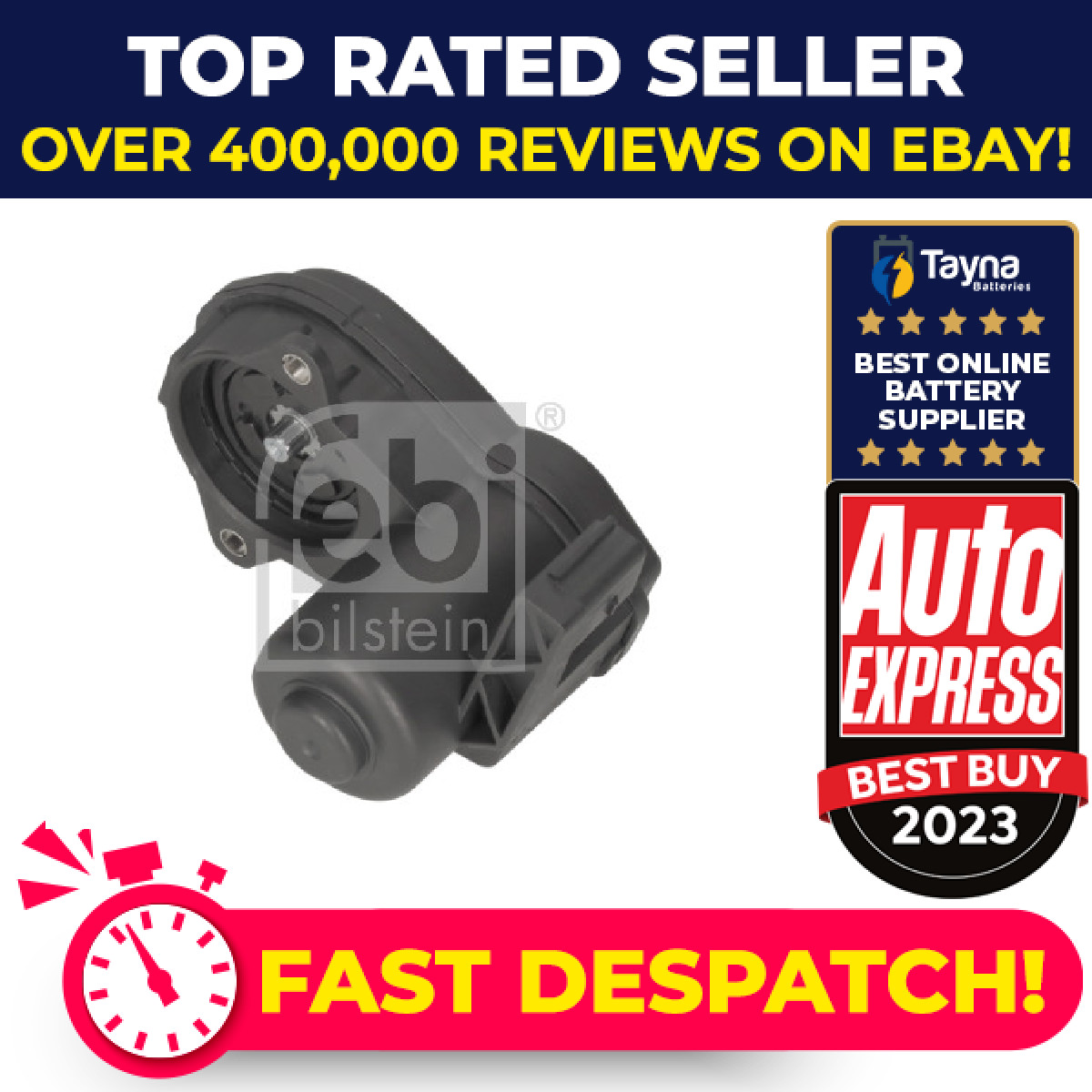 Brake caliper servo motor Rear Left 194843 Febi 440114EA0A 440114EA0ASK1 Quality