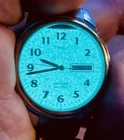 Vintage Timex Indiglo Green Dial Men’s Watch WR30M Quartz New Battery