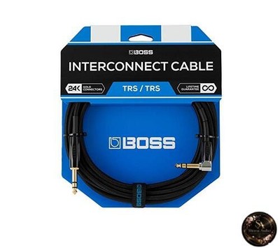 BOSS BCC-3-TRA TRS Kabel 1m lang L-Form auf geraden Stecker geschirmt für