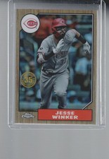 2022 Topps Chrome Ben Baller Edition #87BC-16 Jesse Winker 1987 Topps Baseball