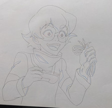 Voltron: Legendary Defender Official Animation Line Art (Pidge with Controller)