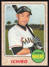 2017 Topps Heritage Ichiro #298 Miami Marlins