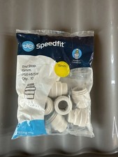 Pack of 10 15mm Speedfit Stop End (Push-Fit Cap)  PSE4615W