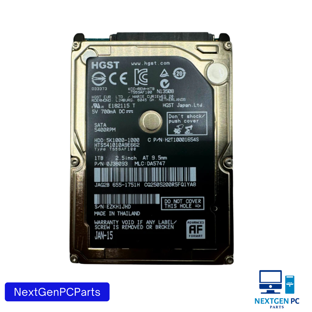 Apple HGST 1TB 2.5