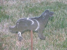 Golden Retriever Standing dog yard art garden stake Pick