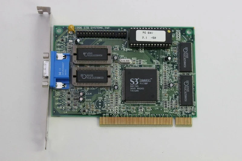 1X0-0360-009 stb systems inc 2MB pci S3 TRIO64V+ 86C765 PG64V - Image 2 of 4