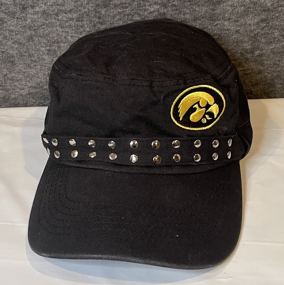 IOWA Hawkeyes Cap Hat Womens Headwear By Bimm Ridder Sportswear Football Studs