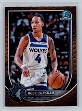 2025-26 Bowman Basketball - Chrome #BCV-182 ROB DILLINGHAM REPTILIAN REFRACTOR