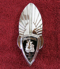 1930s 1937 Plymouth Grille Emblem Mopar Cloisonne 741922 Badge 2982a Coupe Sedan 1930s 1937 Plymouth Grille Emblem Mopar Cloisonne 741922 Badge 2982a Coupe Sedan