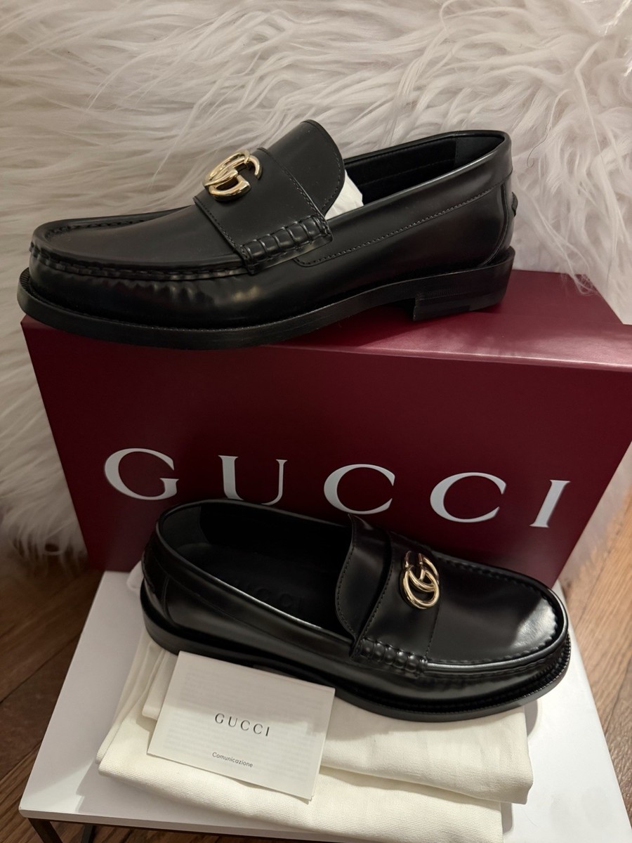 GUCCI GGマトラッセ 厚底ローファー 24cm Gucci Women's Marmont GG Leather Loafers NIB | eBay