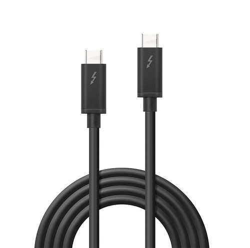 Lindy 1M Thunderbolt 3 Cable Passive. Connector 1: Male Connector 2: Male Cable