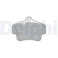 Hinterachse Delphi LP3586 Bremsbelagsatz, Scheibenbremse FüR Porsche