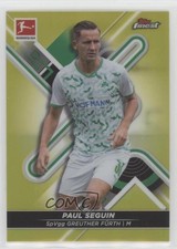2021-22 Topps Finest Bundesliga Yellow Refractor 242/350 Paul Seguin #68 7m3