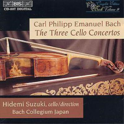 Carl Philipp Emanuel Bach The Three Cello Concertos (CD) Album