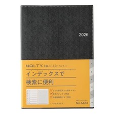 NOLTY Planner 2026 A5 Weekly Access 1 Black 6463 Starts December 2025 