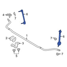 For Lincoln Navigator 07-24 Lincoln Rear Suspension Stabilizer Bar Link