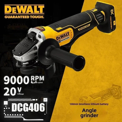 DEWALT DCG405 20V Brushless Angle Grinder 100/125mm Variable Speed Dial 9000RPM