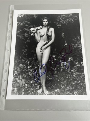 Cindy Crawford original signiert   GROSSFOTO 20 x 25 cm Sammlungsauflösung