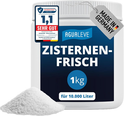 AGUALEVE  Zisternenfrisch 1Kg *NEU* | Hält Regenwasser Frisch & Rein, Zum Gießen