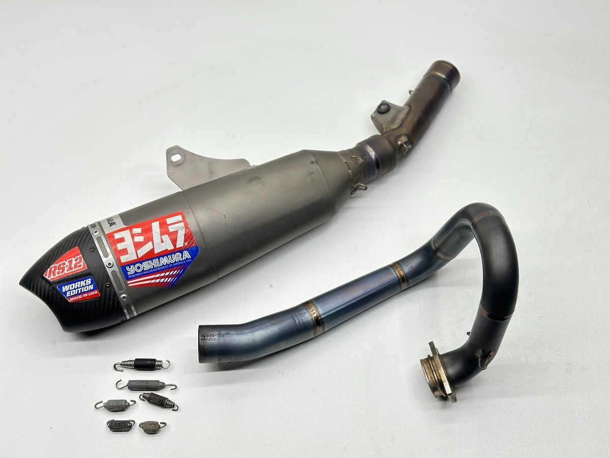 2024 Honda CRF450R Yoshimura RS-12 Full Exhaust System Titanium