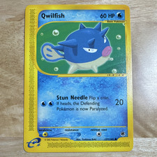 Pokémon Qwilfish 127/165 Expedition Base Set Reverse Holo Common 60 HP 2002 on eBay