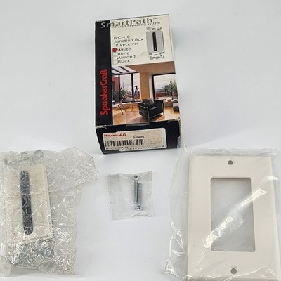 SpeakerCraft IRC-4.0 White IR Receiver Junction Box   New Audio Accessory