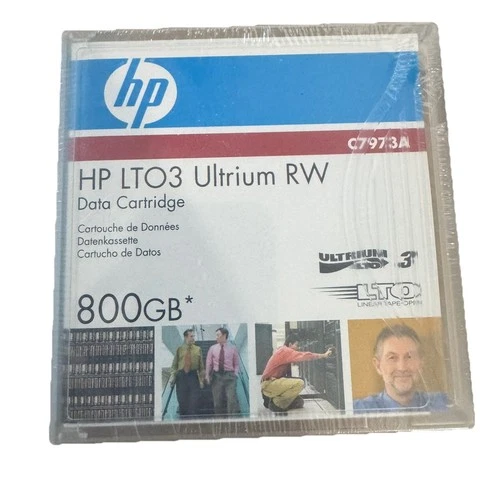 HP C7973A LTO3 Ultrium RW Data Cartridge 800GB - NEW - SEALED