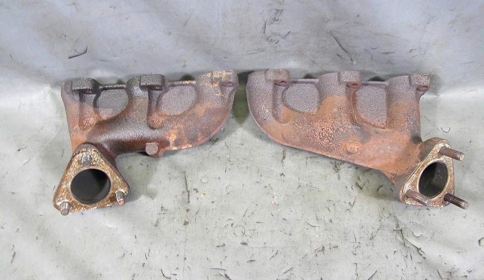 Juego de colectores de escape delanteros traseros de fábrica BMW E30 325i E34 525i M20 1987-1993 Foto 4 de 4