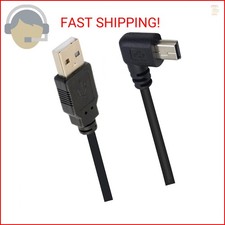 SHANFEILU 90 Degree Mini USB Cable Angle Mini 5pin USB B Male to USB 2.0 Male Da