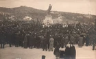 Caltanissetta inauguration monument, photograph F. small not shipped