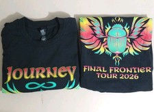 NEW JOURNEY FINAL FRONTIER TOUR SHIRT XL MARCH 0 2, 2026  NOVELTY GUITAR PICK