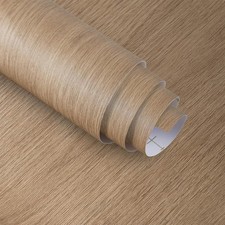31"x354" Extra Wide Light Oak Peel Stick Wood Contact Paper