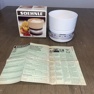 Vintage Soehnle Multi-Plus 1230 2kg Kitchen Scale Switzerland Brown With Box
