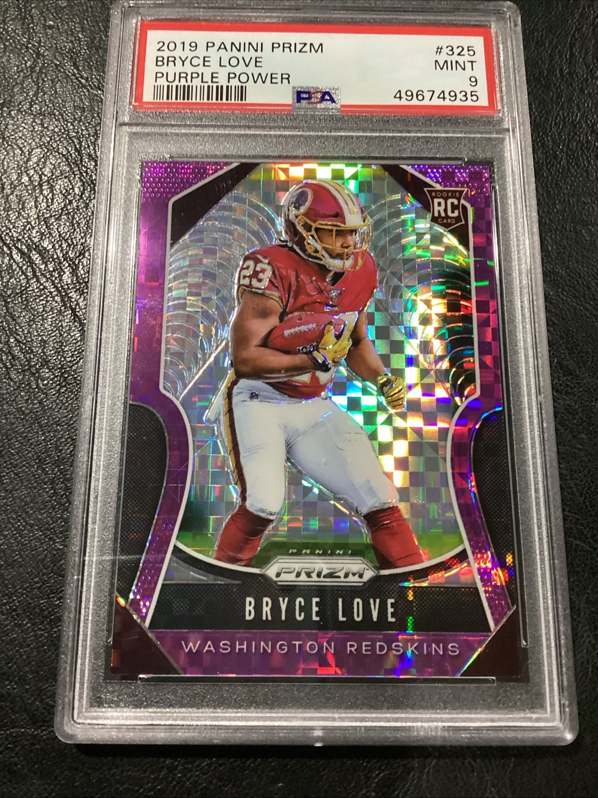 Bryce Love Panini Prizm #325 Purple Power