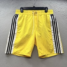 Adidas Originals Vintage Super Rare 3stripes Soccer Shorts Nylon Woven Pull On