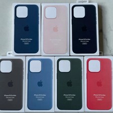 Genuine for iPhone 15 PRO 15 Plus 15 PRO MAX Silicone Case w/Magsafe