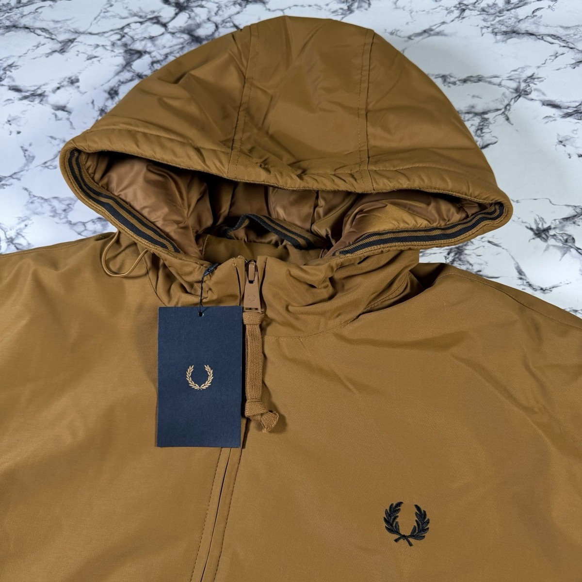 Fred Perry The Brentham Jacket Lサイズ Brentham Jacket - Navy | Mens Coats & Jackets | Bomber Jackets