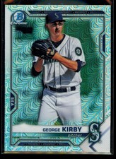 2021 Bowman #BCP-117 George Kirby Chrome Prospects Refractor