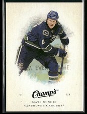 2008-09 Upper Deck Champ's Mats Sundin #58 Vancouver Canucks