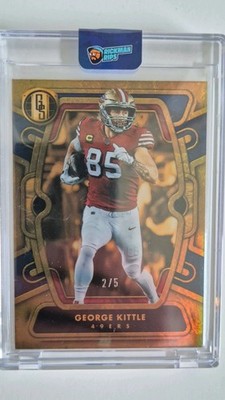 2024 George Kittle /5 Panini Gold Standard #86 Sapphire San Francisco 49ers
