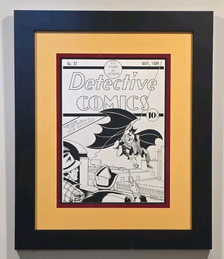 Detective 27 Original Comic Art Cover Recreation Mike DeCarlo 2014 Comic Art