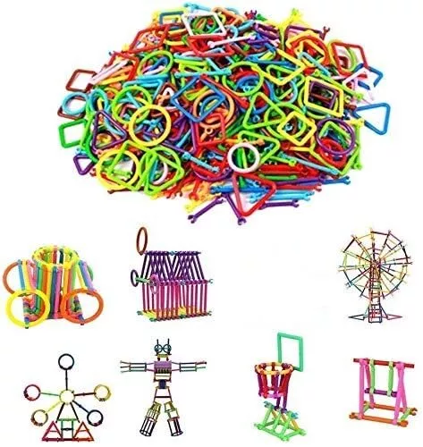 TechharkAssembly Colorful Educational Building Blocks for Kids