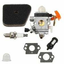Per STIHL KM90 KM130 KM130R Gruppo Filtro Aria Carburatore con Lampadina Primer
