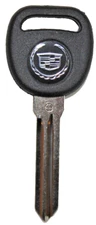 NEW CADILLAC ESCALADE DTS CTS STS JEWEL LOGO TRANSPONDER KEY BLANK 