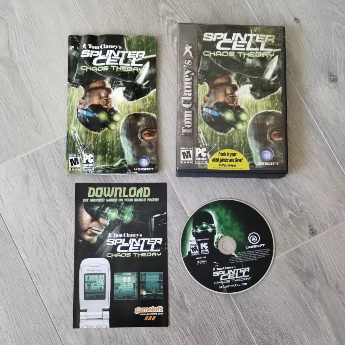 Tom Clancy's Splinter Cell Chaos Theory (2005) Win 2000/XP PC DVD